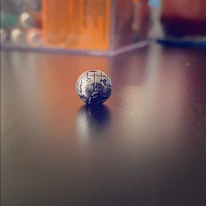globe charm pandora clip